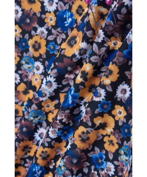 HIGH STREET(ハイストリート)の「【UNISEX】HIGH ST. GOLF∴フラワーパターンハイゲージ鹿の子モックネックシャツ(Tシャツ/カットソー・メンズ・ピンク/イエロー・SS/S/M/L/LL)」の16枚目の写真