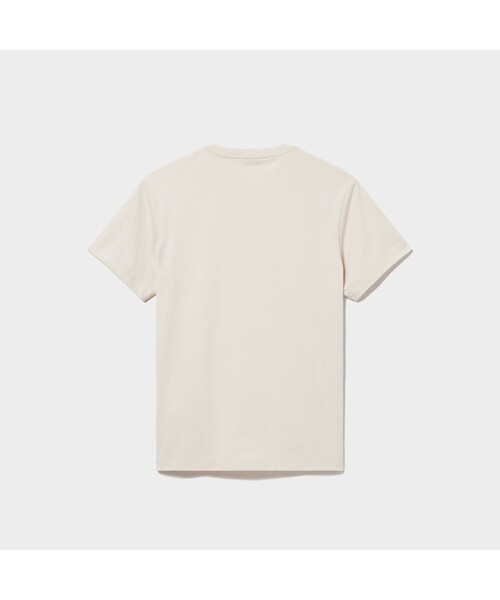 AIGLE(エーグル)の「吸水速乾 グラフィック 半袖Tシャツ(BIG A)(Tシャツ/カットソー・メンズ・アイボリー/ダークブルー・LL/S/M/L)」の3枚目の写真