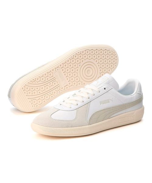 PUMA（プーマ）の「PUMA プーマ ユニセックス プーマ アーミートレーナー CROC スニーカー（スニーカー・メンズ・ホワイト×グレー/カーキ・28.5cm/23.5cm/26.5cm/26.0cm/24.0cm/28.0cm/25.5cm/22.5cm/27.0cm/23.0cm/27.5cm/24.5cm/22.0cm/29.0cm/25.0cm/30.0cm）」の10枚目の写真