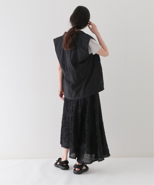 PROVOKE （プロヴォーク）の「【PROVOKE/プロヴォーク】fusa-fusa maxi skirt：スカート（スカート・レディース・ピンク/ブラック・FREE）」の4枚目の写真