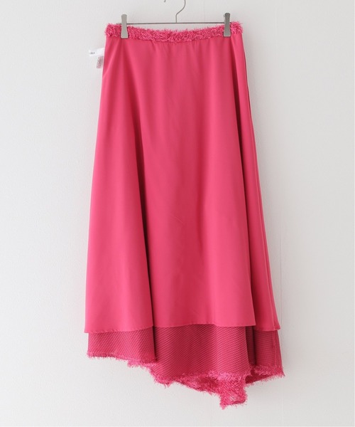 PROVOKE （プロヴォーク）の「【PROVOKE/プロヴォーク】fusa-fusa maxi skirt：スカート（スカート・レディース・ピンク/ブラック・FREE）」の17枚目の写真