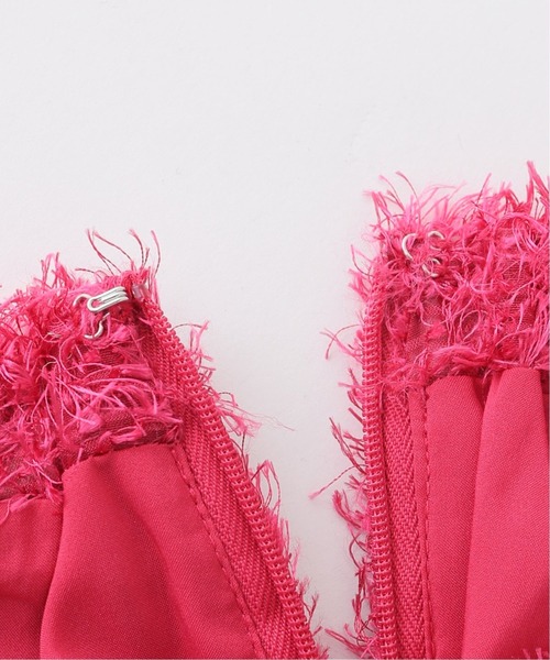 PROVOKE （プロヴォーク）の「【PROVOKE/プロヴォーク】fusa-fusa maxi skirt：スカート（スカート・レディース・ピンク/ブラック・FREE）」の16枚目の写真