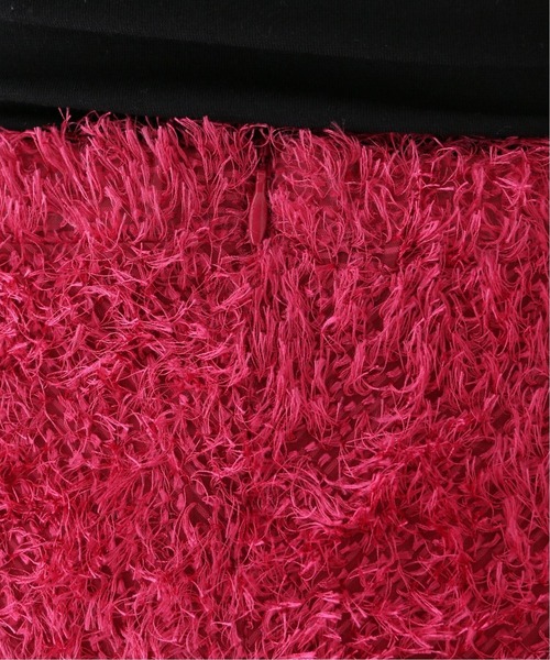 PROVOKE （プロヴォーク）の「【PROVOKE/プロヴォーク】fusa-fusa maxi skirt：スカート（スカート・レディース・ピンク/ブラック・FREE）」の13枚目の写真