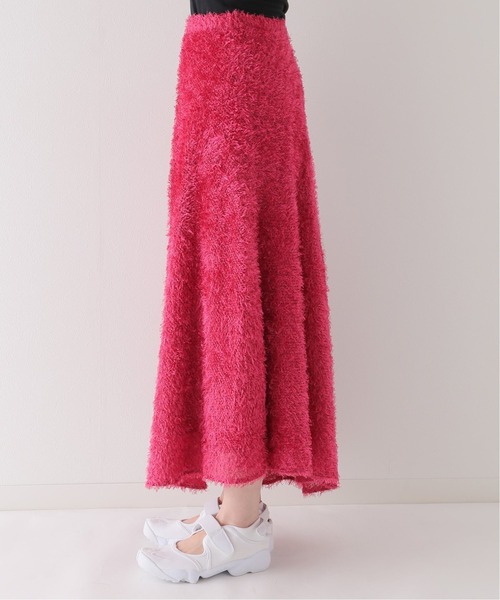 PROVOKE （プロヴォーク）の「【PROVOKE/プロヴォーク】fusa-fusa maxi skirt：スカート（スカート・レディース・ピンク/ブラック・FREE）」の8枚目の写真