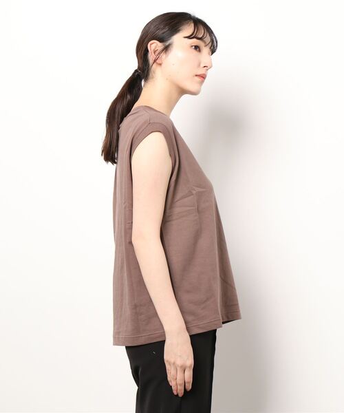 RODEO CROWNS WIDE BOWL（ロデオクラウンズワイドボウル）の「フレンチスリーブTシャツ（Tシャツ/カットソー・レディース・グリーン/ブラウン/ブラック/ホワイト・FREE）」の19枚目の写真