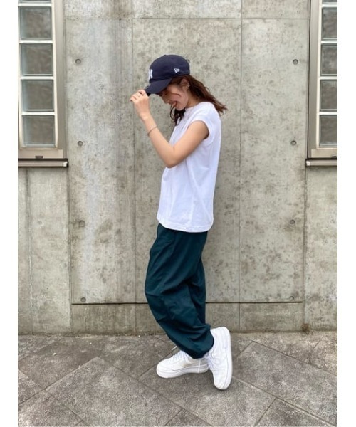 RODEO CROWNS WIDE BOWL（ロデオクラウンズワイドボウル）の「フレンチスリーブTシャツ（Tシャツ/カットソー・レディース・グリーン/ブラウン/ブラック/ホワイト・FREE）」の17枚目の写真