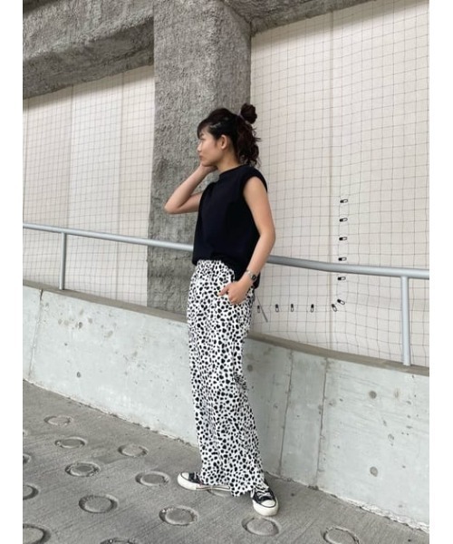 RODEO CROWNS WIDE BOWL（ロデオクラウンズワイドボウル）の「フレンチスリーブTシャツ（Tシャツ/カットソー・レディース・グリーン/ブラウン/ブラック/ホワイト・FREE）」の16枚目の写真