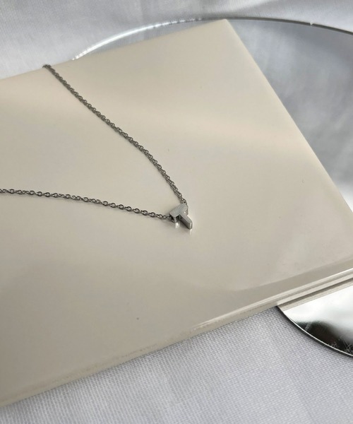 BROTHERHOOD（ブラザーフッド）の「【earyear】イニシャル チャーム ネックレス シルバー（ネックレス・レディース・Q/I/E/A/U/M/Y/R/Z/H/D/B/T/P/V/J/K/F/N/G/S/L/X/W/C/O・FREE）」の20枚目の写真