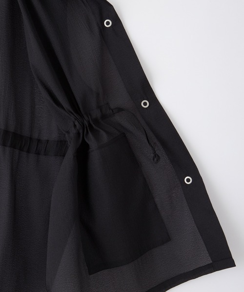 byYOUANCE(バイユアンス)の「シアーミリタリーベスト(ベスト・レディース・ホワイト/ブラック・FREE)」の14枚目の写真