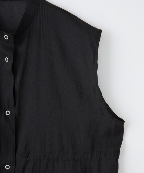 byYOUANCE(バイユアンス)の「シアーミリタリーベスト(ベスト・レディース・ホワイト/ブラック・FREE)」の13枚目の写真