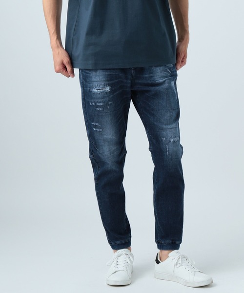 BAYFLOW（ベイフロー）の「ダメージジョガーデニム 22AW[WEB限定サイズ 