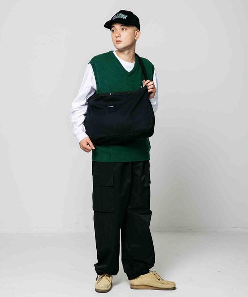 XLARGE(エクストララージ)の「EASY WIDE CARGO PANTS(カーゴパンツ・メンズ・ブラック/ネイビー/オリーブ・S/M/L/XL)」の21枚目の写真