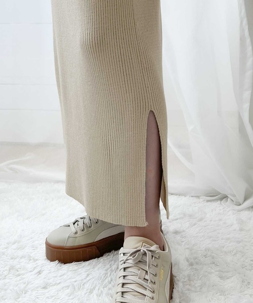 春のお出かけシーンに♪ジャガードニットカーディガンセットアップワンピース