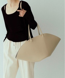 StyleSea（スタイルシー）の「ポーチ付きフェイクレザーワイドトートバッグ（トートバッグ）」