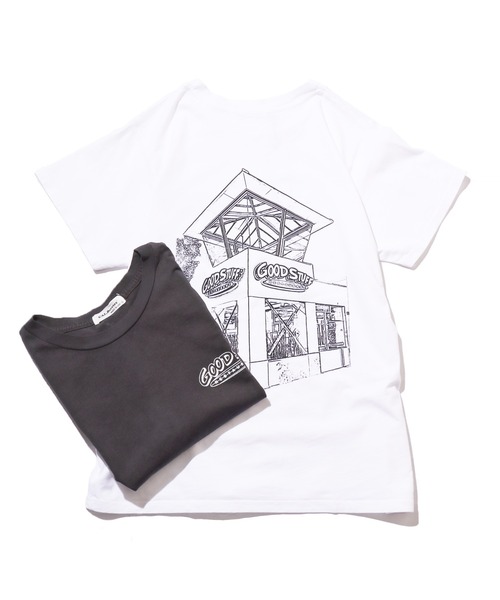 CAL.Berries(カルベリーズ)の「CAL.Berries/カルベリーズ PRINT Tee Tシャツ バックプリント(Tシャツ/カットソー・メンズ・オフホワイト/ブラック・S/L/M)」の1枚目の写真