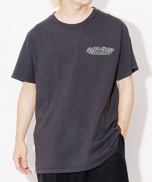 CAL.Berries(カルベリーズ)の「CAL.Berries/カルベリーズ PRINT Tee Tシャツ バックプリント(Tシャツ/カットソー・メンズ・オフホワイト/ブラック・S/L/M)」の2枚目の写真