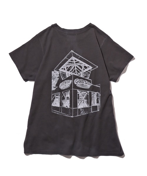 CAL.Berries(カルベリーズ)の「CAL.Berries/カルベリーズ PRINT Tee Tシャツ バックプリント(Tシャツ/カットソー・メンズ・オフホワイト/ブラック・S/L/M)」の12枚目の写真