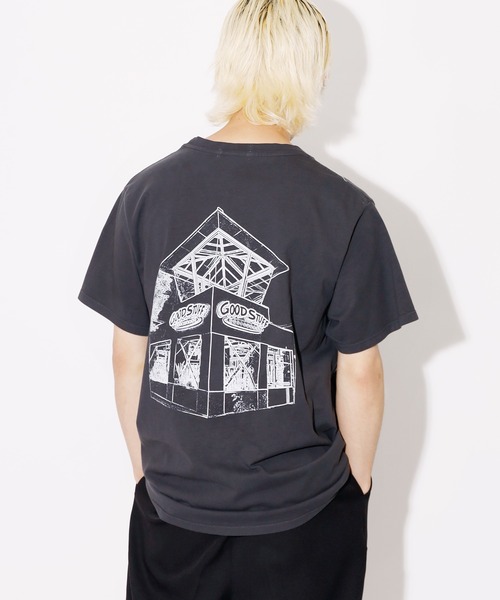 CAL.Berries(カルベリーズ)の「CAL.Berries/カルベリーズ PRINT Tee Tシャツ バックプリント(Tシャツ/カットソー・メンズ・オフホワイト/ブラック・S/L/M)」の14枚目の写真