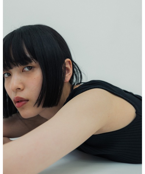 UNITED TOKYO（ユナイテッドトウキョウ）の「beautility　バックデザインタンク（Tシャツ/カットソー・レディース・インディゴブルー/ブラック/オフホワイト・FREE）」の11枚目の写真