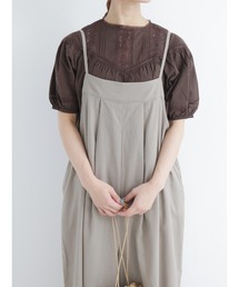 Samansa Mos2 | 切替レースブラウス(シャツ/ブラウス)