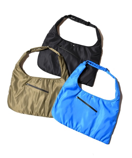 VIRGOwearworks（ヴァルゴウェアワークス）の「PUFF DOWN SHOULDER BAG（ショルダーバッグ・メンズ・ブラック/カーキ/ブルー・FREE）」の7枚目の写真