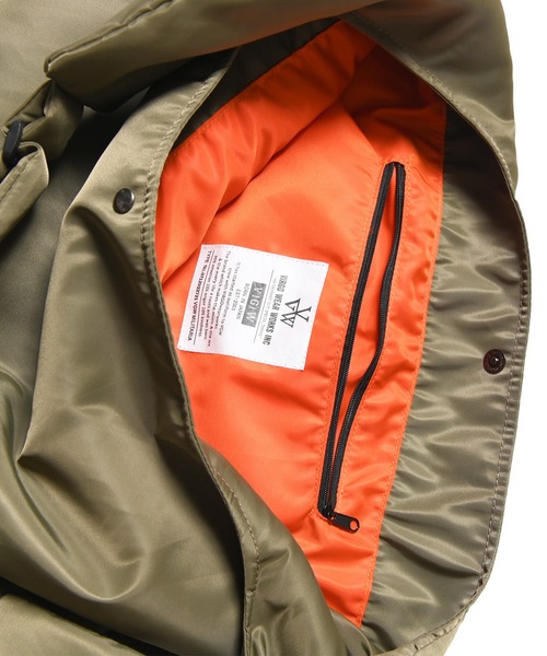 VIRGOwearworks（ヴァルゴウェアワークス）の「PUFF DOWN SHOULDER BAG（ショルダーバッグ・メンズ・ブラック/カーキ/ブルー・FREE）」の5枚目の写真