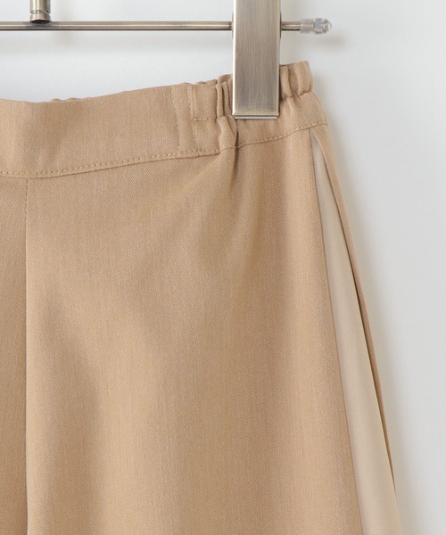ikka(イッカ)の「サイドシフォン切り替えワイドパンツ(120~160cm)(その他パンツ・キッズ・ベージュ/ネイビー・130/160/120/140/150)」の5枚目の写真