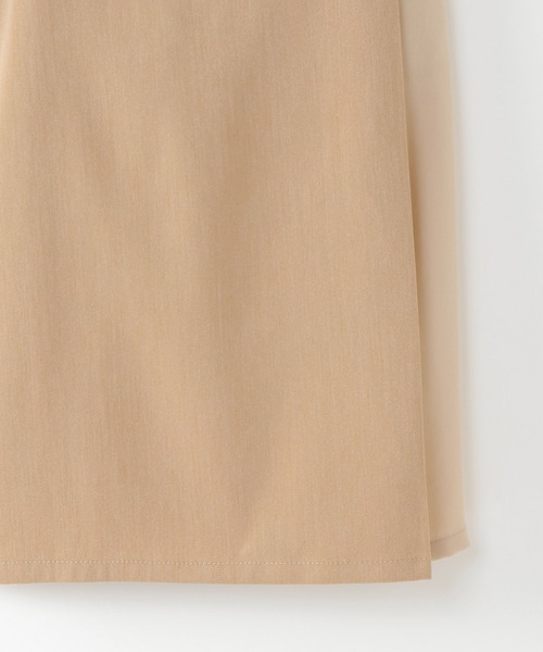 ikka(イッカ)の「サイドシフォン切り替えワイドパンツ(120~160cm)(その他パンツ・キッズ・ベージュ/ネイビー・130/160/120/140/150)」の7枚目の写真