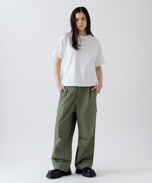 NULL（ヌル）の「【NULL】ワイド カーゴ ミリタリーパンツ（カーゴパンツ）」