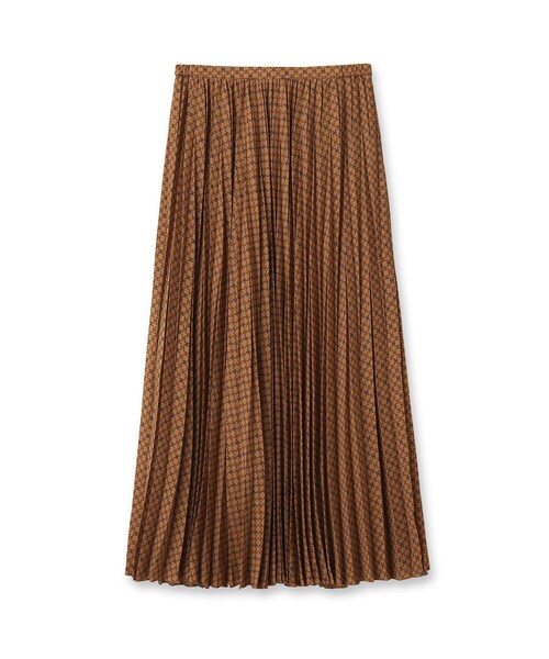 DRESSTERIOR(ドレステリア)の「◆小紋プリントプリーツスカート(スカート・レディース・ブラウン系1・40/38/36/34)」の6枚目の写真