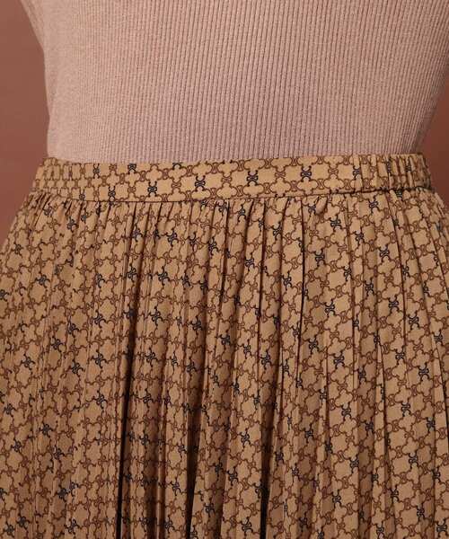 DRESSTERIOR(ドレステリア)の「◆小紋プリントプリーツスカート(スカート・レディース・ブラウン系1・40/38/36/34)」の9枚目の写真