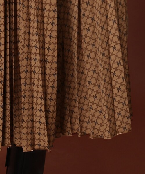 DRESSTERIOR(ドレステリア)の「◆小紋プリントプリーツスカート(スカート・レディース・ブラウン系1・40/38/36/34)」の14枚目の写真