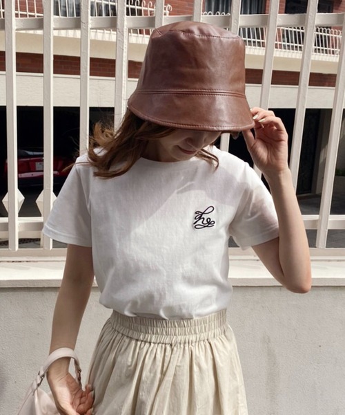 one after another NICE CLAUP(ワンアフターアナザーナイスクラップ)の「【2022AWアイテム】フェイクレザークローシュハット(ハット・レディース・ブラウン/ダークブラウン/ベージュ・FREE)」の18枚目の写真