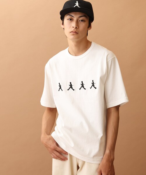 40ct&525(フォーティーカラッツアンドゴーニーゴ)の「ラスタウォーカー丸胴半袖Tシャツ(Tシャツ/カットソー・メンズ・ダークグレー/ホワイト・03/02)」の1枚目の写真