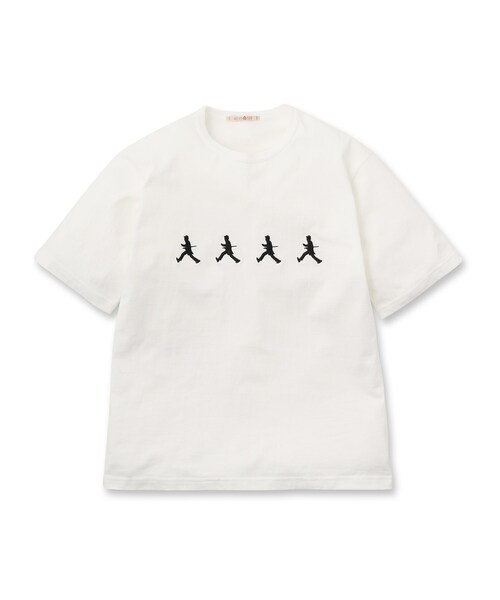 40ct&525(フォーティーカラッツアンドゴーニーゴ)の「ラスタウォーカー丸胴半袖Tシャツ(Tシャツ/カットソー・メンズ・ダークグレー/ホワイト・03/02)」の3枚目の写真