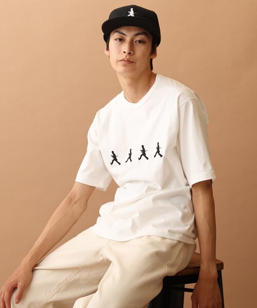 40ct&525(フォーティーカラッツアンドゴーニーゴ)の「ラスタウォーカー丸胴半袖Tシャツ(Tシャツ/カットソー・メンズ・ダークグレー/ホワイト・03/02)」の21枚目の写真