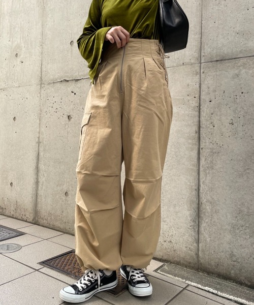 CIAOPANIC(チャオパニック)の「【CPC SCAMP】M-51 レースアップカーゴパンツ(カーゴパンツ・レディース・ホワイト/ベージュ/カーキ・SMALL/MEDIUM)」の20枚目の写真