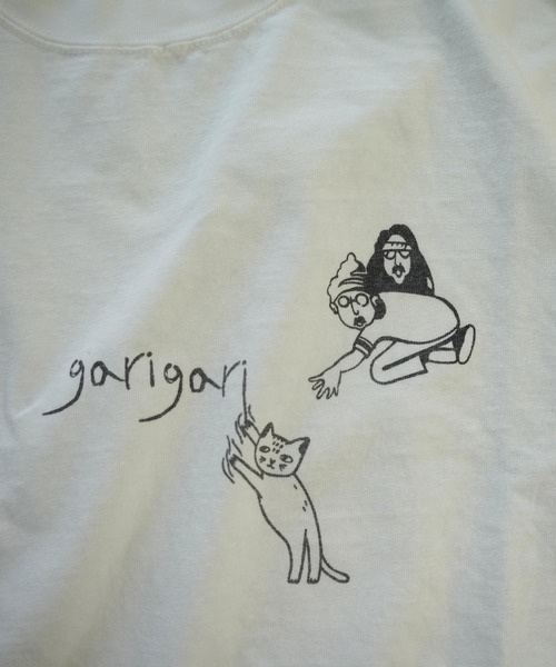 REMI RELIEF（レミレリーフ）の「REMI RELIEF(レミレリーフ)　別注16/-天竺ロンT (garigari)（Tシャツ/カットソー・メンズ・ブラック/オフホワイト・MEDIUM/LARGE/X-LARGE）」の8枚目の写真