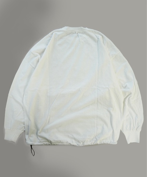 REMI RELIEF（レミレリーフ）の「REMI RELIEF(レミレリーフ)　別注16/-天竺ロンT (garigari)（Tシャツ/カットソー・メンズ・ブラック/オフホワイト・MEDIUM/LARGE/X-LARGE）」の6枚目の写真