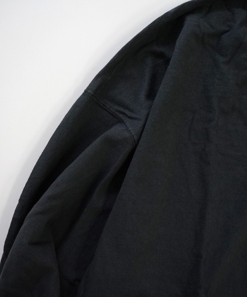 REMI RELIEF（レミレリーフ）の「REMI RELIEF(レミレリーフ)　別注16/-天竺ロンT (garigari)（Tシャツ/カットソー・メンズ・ブラック/オフホワイト・MEDIUM/LARGE/X-LARGE）」の12枚目の写真
