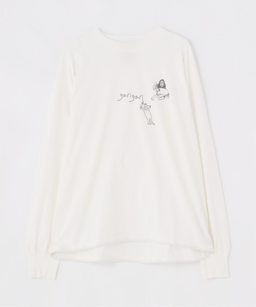 REMI RELIEF（レミレリーフ）の「REMI RELIEF(レミレリーフ)　別注16/-天竺ロンT (garigari)（Tシャツ/カットソー・メンズ・ブラック/オフホワイト・MEDIUM/LARGE/X-LARGE）」の14枚目の写真
