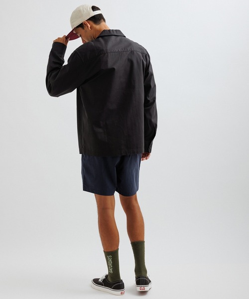 Saturdays NYC（サタデーズ ニューヨークシティ ）の「Marco Script LS Shirt（シャツ/ブラウス・メンズ・パープル/ブラック/オフホワイト・L/M/S/XL/X-SMALL）」の21枚目の写真