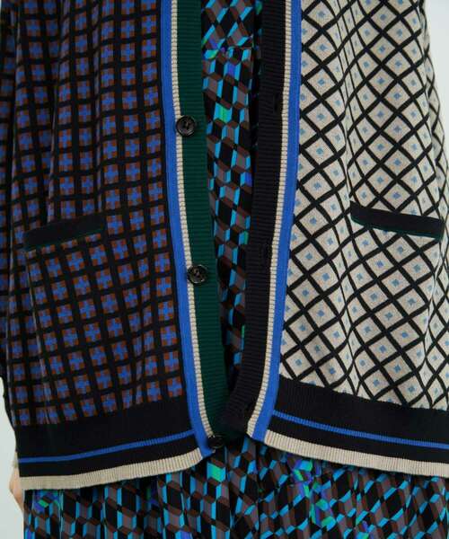 FRAPBOIS(フラボア)の「コモンカーデ(カーディガン/ボレロ・レディース・ベージュ/ブラック・1/2)」の10枚目の写真