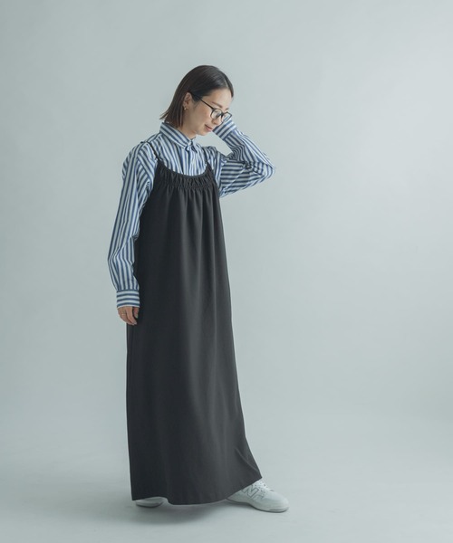 FORK&SPOON（フォークアンドスプーン）の「FORK&SPOON　ロンドンストライプシャツ（シャツ/ブラウス・レディース・ベージュ/ブルー・1）」の15枚目の写真