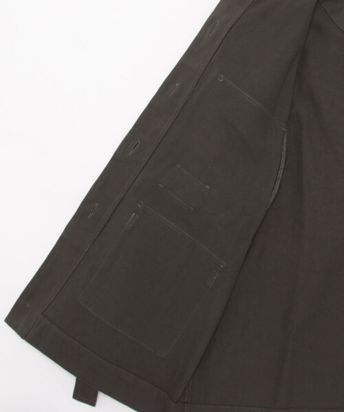 Doux archives（ドゥアルシーヴ）の「スイッチスリーブミリタリージャケット（ミリタリージャケット・レディース・チャコールグレー/ベージュ/カーキ・FREE）」の5枚目の写真