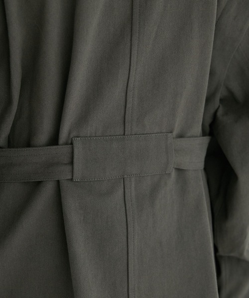 Doux archives（ドゥアルシーヴ）の「スイッチスリーブミリタリージャケット（ミリタリージャケット・レディース・チャコールグレー/ベージュ/カーキ・FREE）」の10枚目の写真