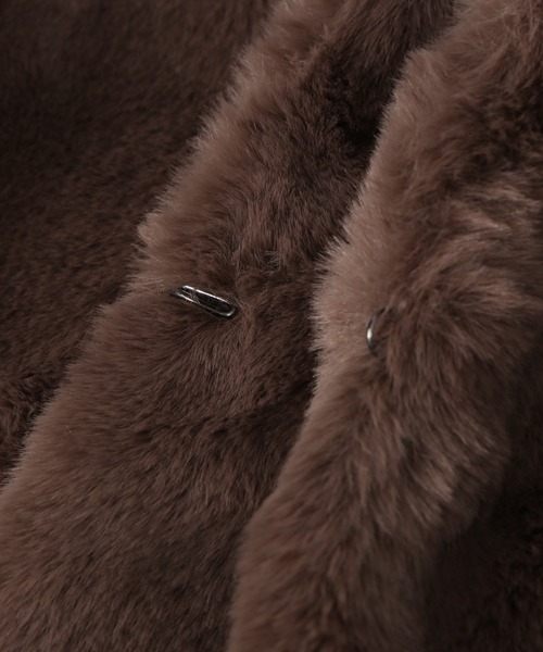 BARNYARDSTORM（バンヤードストーム）の「BARNYARDSTORM / ファーベスト（ブルゾン・レディース・ブラック/ブラウン・1/0）」の9枚目の写真