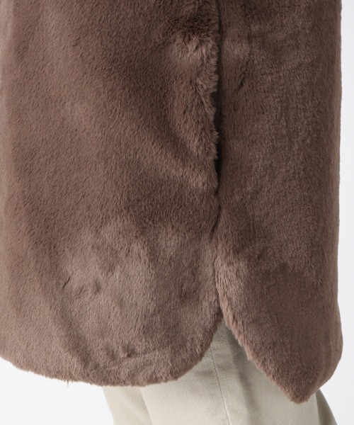 BARNYARDSTORM（バンヤードストーム）の「BARNYARDSTORM / ファーベスト（ブルゾン・レディース・ブラック/ブラウン・1/0）」の5枚目の写真