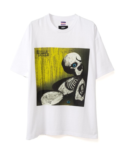 MYne（マイン）の「BULLS DOLLS T-shirt（Tシャツ/カットソー・メンズ・ホワイト/ブラック・M/L/S）」の2枚目の写真