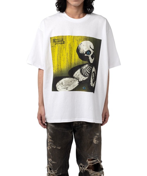 MYne（マイン）の「BULLS DOLLS T-shirt（Tシャツ/カットソー・メンズ・ホワイト/ブラック・M/L/S）」の3枚目の写真